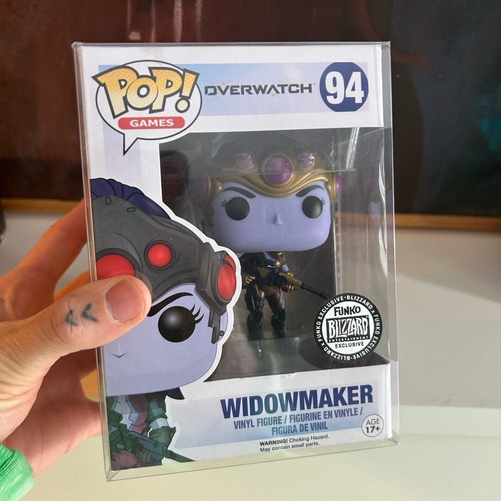 Funko Pop Games Overwatch 94 Widowmaker Figure with Purple and Black